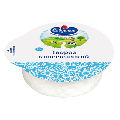 Сыр Фермерский Хуторок 1% – 6.35 унций (180гр)