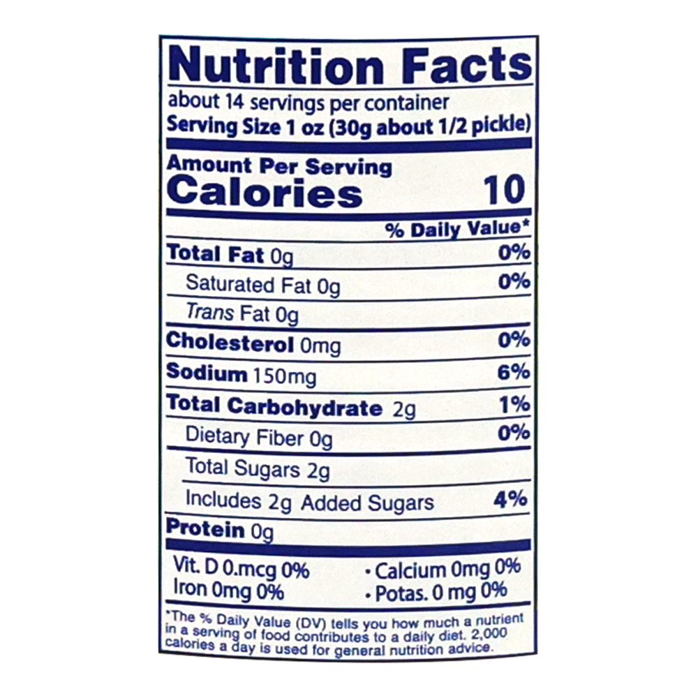 Маринованные польские соленые огурцы с укропом и хреном – 2,05 фунта (930 г)