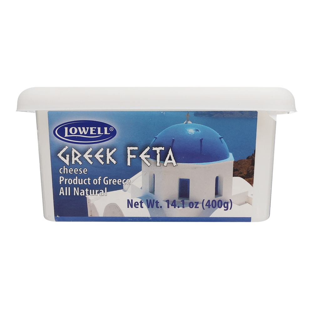 Греческий сыр фета из овечьего и козьего молока — пластик — 14,11 унций (400 г)