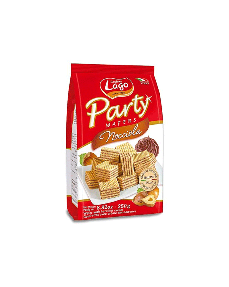 Lago - Wafers Party Hazelnuts 250gr