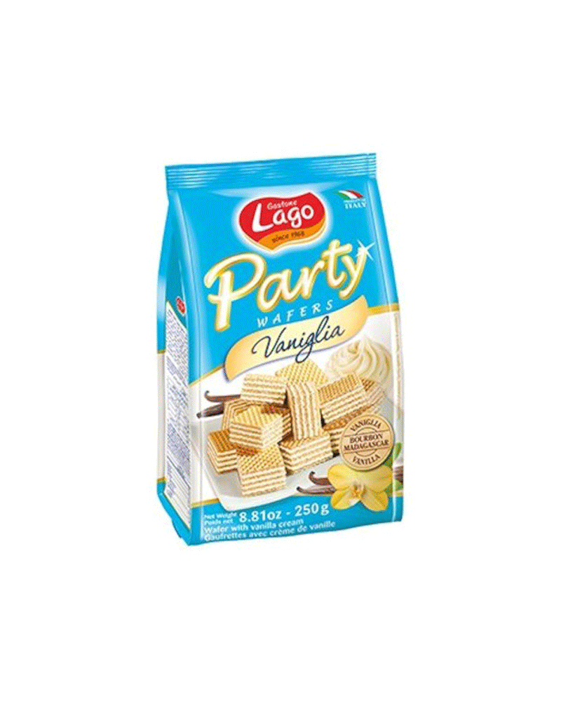 Lago - Wafers Party Vanilla 250gr