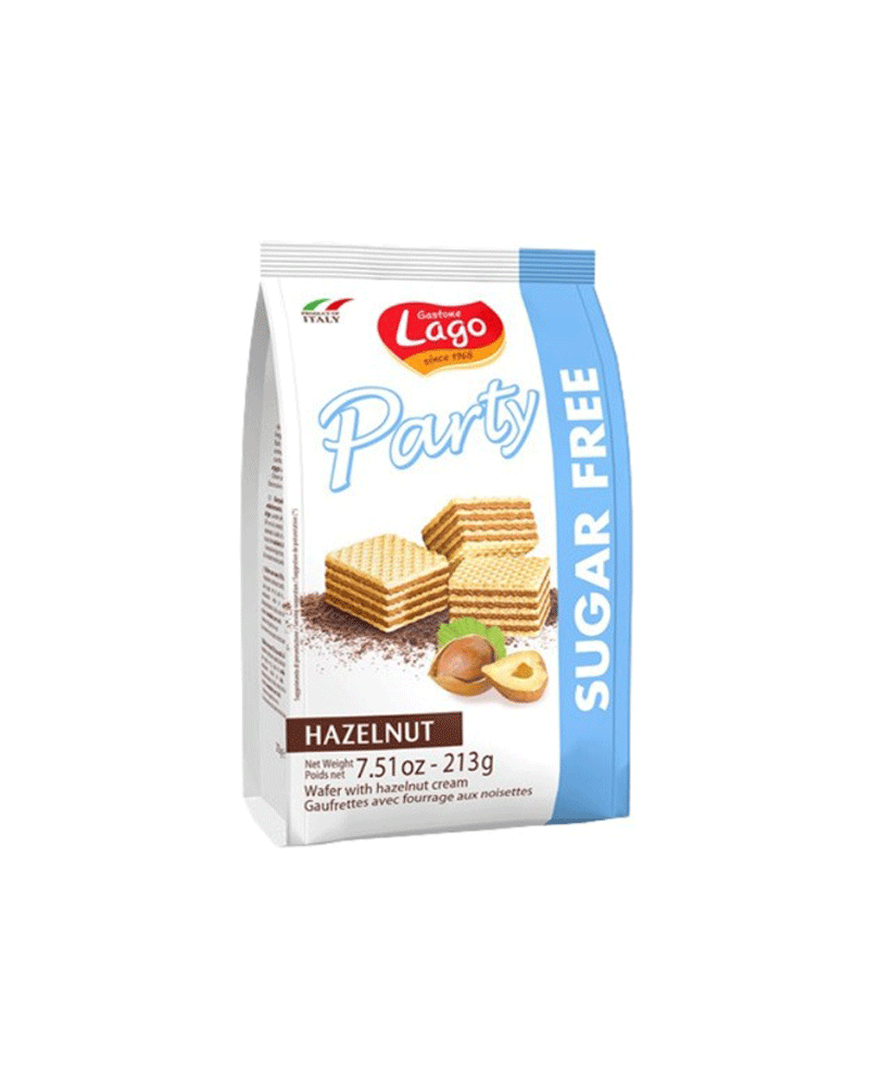 Lago - Wafers Party Sugar Free Hazelnut 213gr