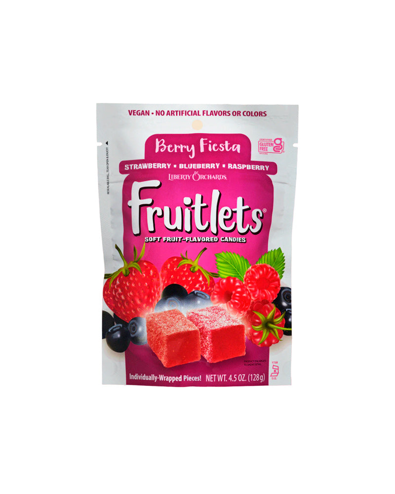 Liberty Orchards - Candy (Pack) Fruitlets-Berry Fiesta 128gr