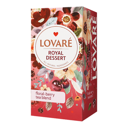 Tea Fruit Royal Dessert –  24 Tea Bags – 2.2 oz (62 gr)