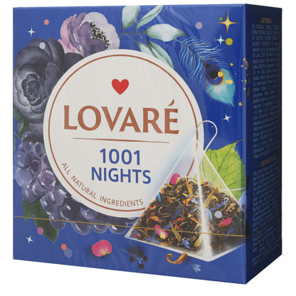 Tea Black and Green 1001 Nights –  3D –  15 Tea Bags – 1.5 oz (43 gr)