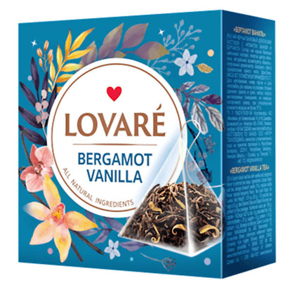 Tea Black Bergamot Vanilla –  15 Tea Bags – 1.5 oz (43 gr)
