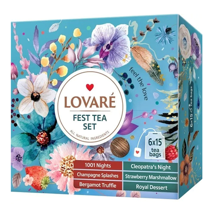 Чайный набор Tea Collection Fest – 6 вкусов – 90 чайных пакетиков