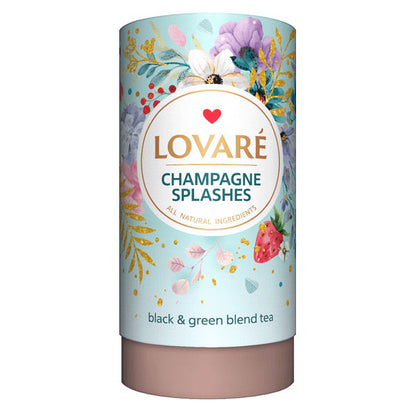 Tea Black and Green Splashes of Champagne –  50 Tea Bags
