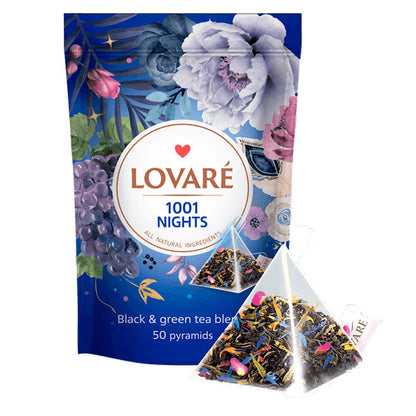 Tea 1001 Nights –  Black and Green –  50 Tea Bags