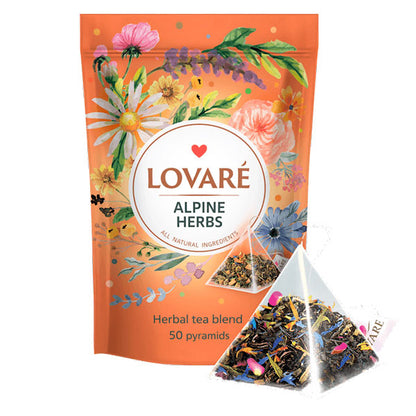 Tea Herbal Alpine Herbs –  3D –  50 Tea Bags