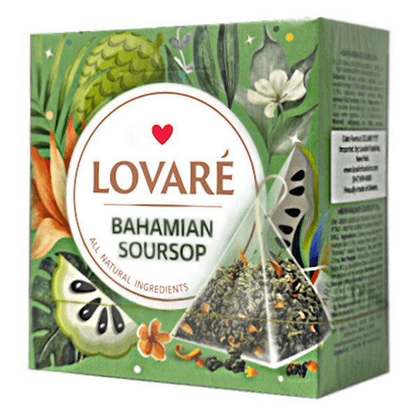 Tea Green Bahamian Soursop –  3D –  15 Tea Bags