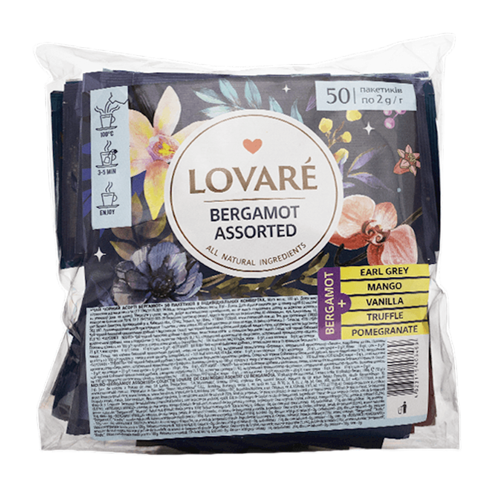 Tea Black Bergamot –  50 Tea Bags