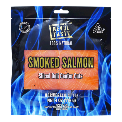 Lox – Sliced Cold Smoked Salmon – 4 oz (113 gr)