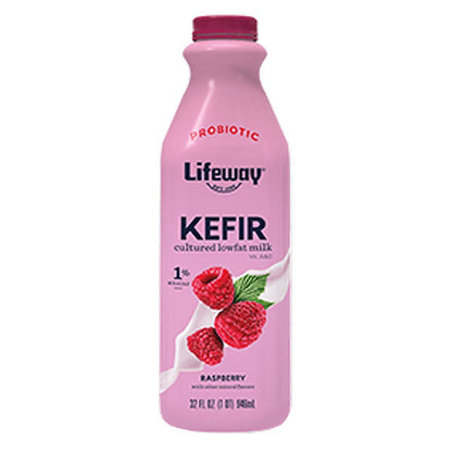 Kefir Raspberry –  Low-Fat – 33.81 fl oz (1.0lt)