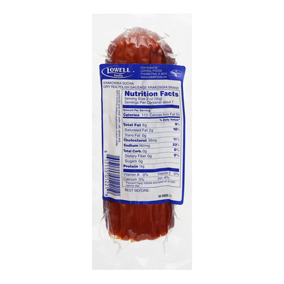 Kielbasa Krakowskaya –  Chubs – 13.23 oz (375gr)