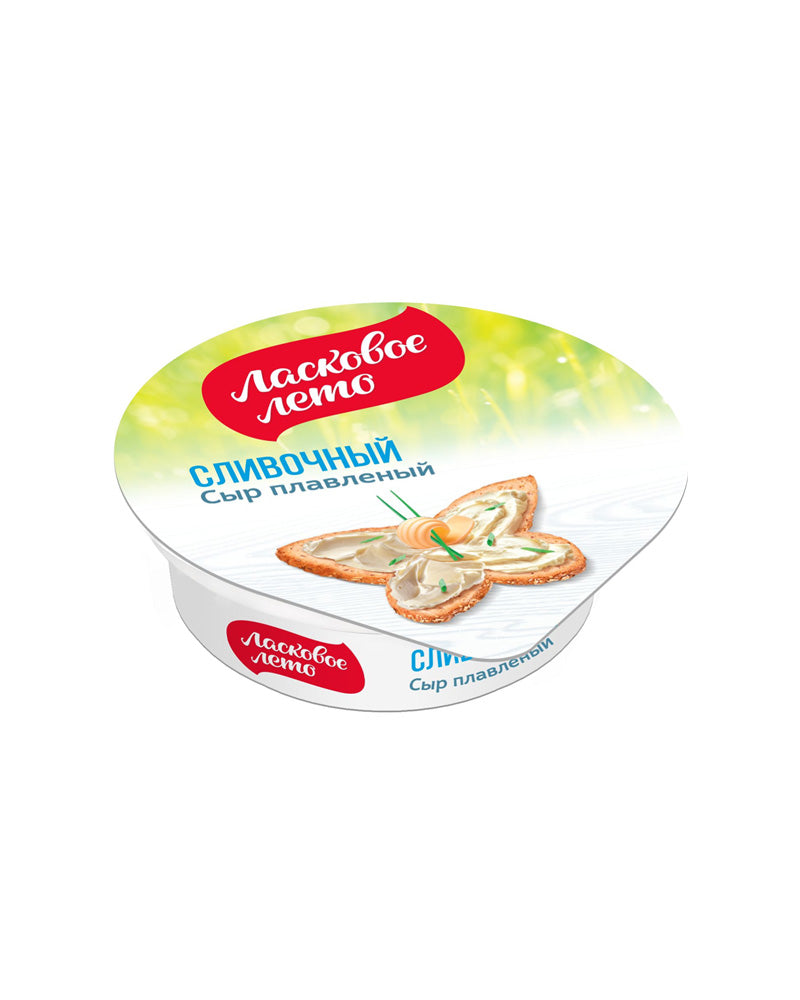 Laskovoe Leto - Processed Cheese Slivochniy 45% 100gr