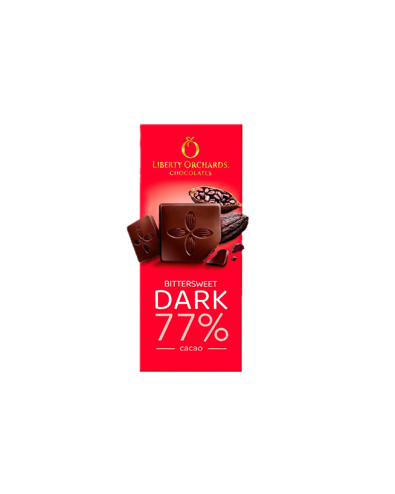 Liberty Orchards - Chocolate DARK 77% 90g