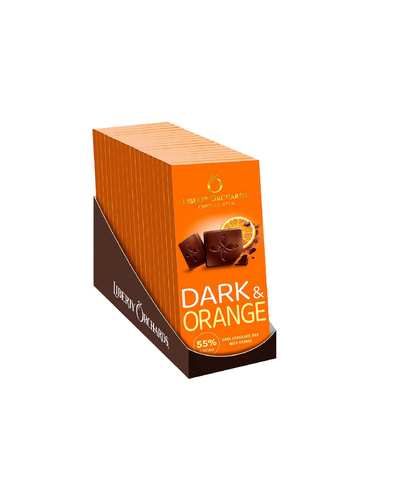 Liberty Orchards - Chocolate dark 55% w/ORANGE 90g