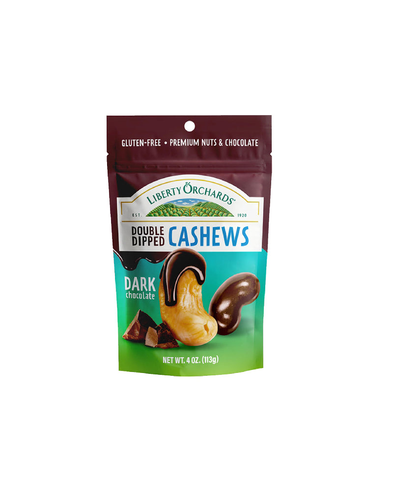 Liberty Orchards - Double Dipped Dark Chocolate Cashews 113g