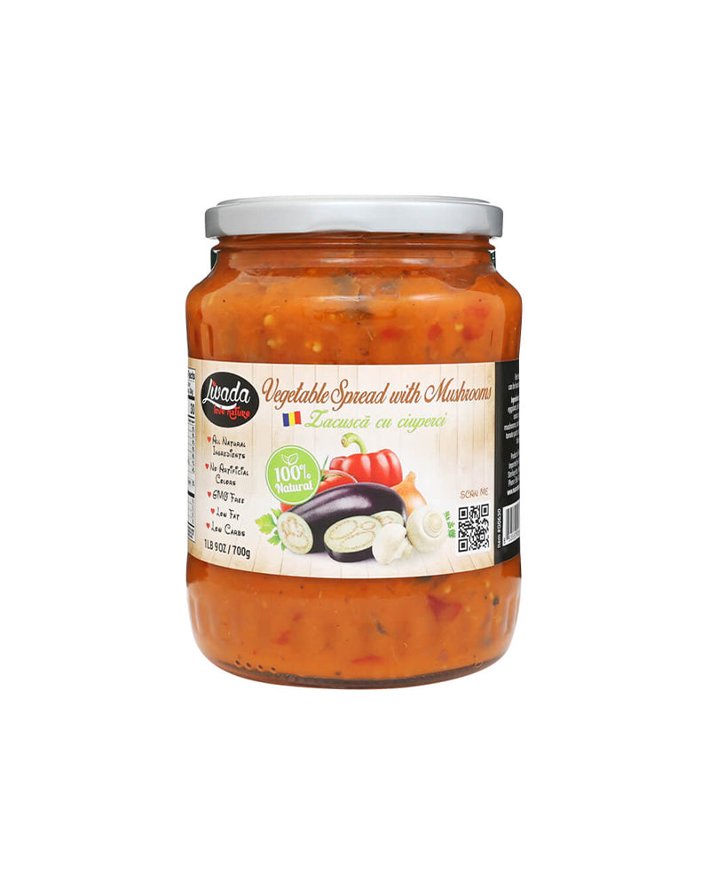 Livada - Spread Vegetable With Mushrooms 540gr