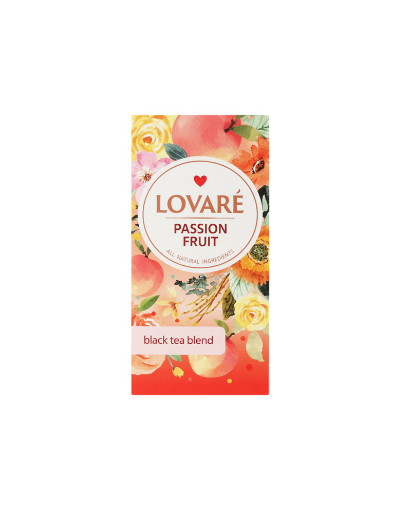 Lovare - Tea Black Passion Fruit 24tb