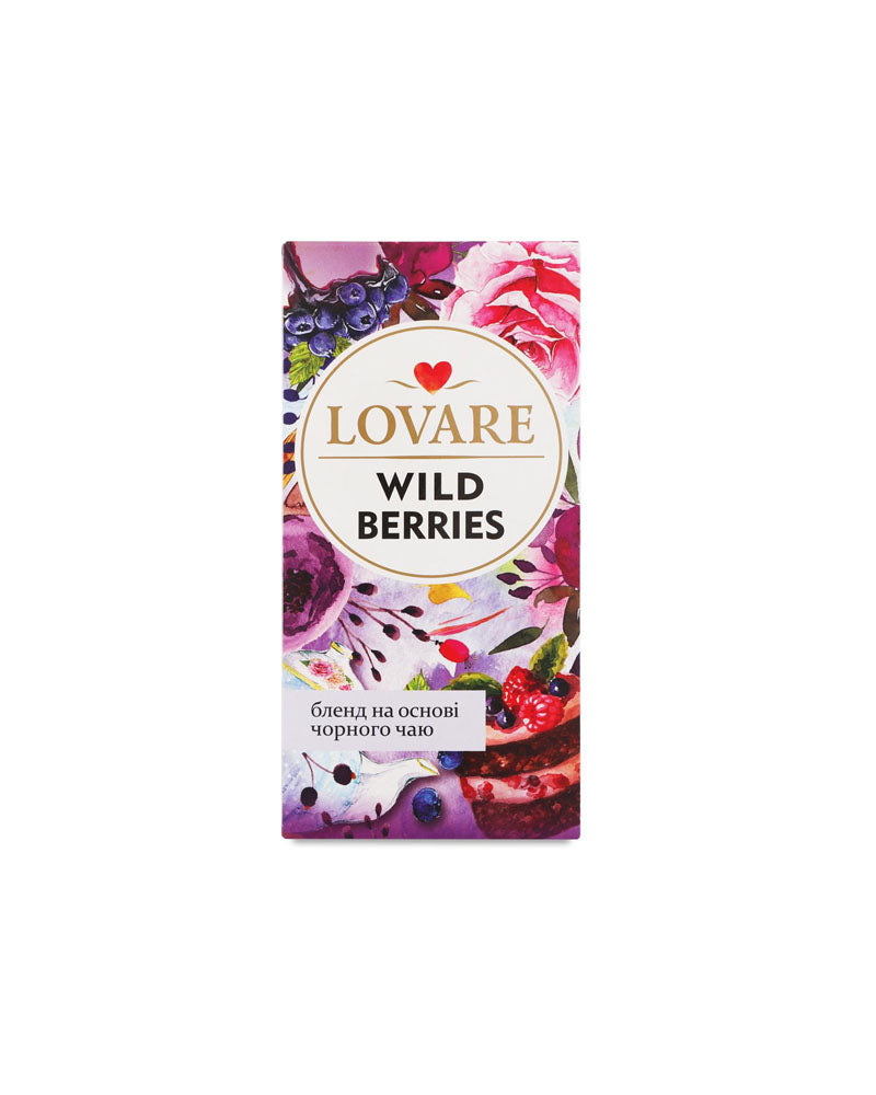 Lovare - Tea Black Wild Berry 24tb