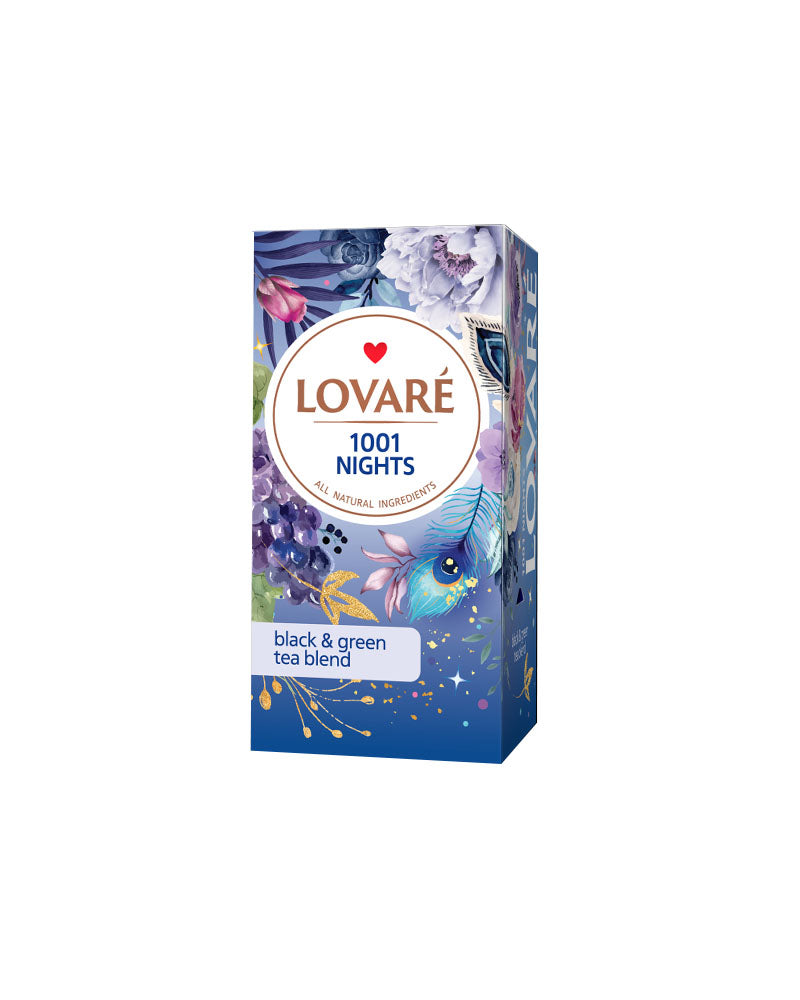 Lovare - Tea Black&amp;Green 1001 Nights 24tb