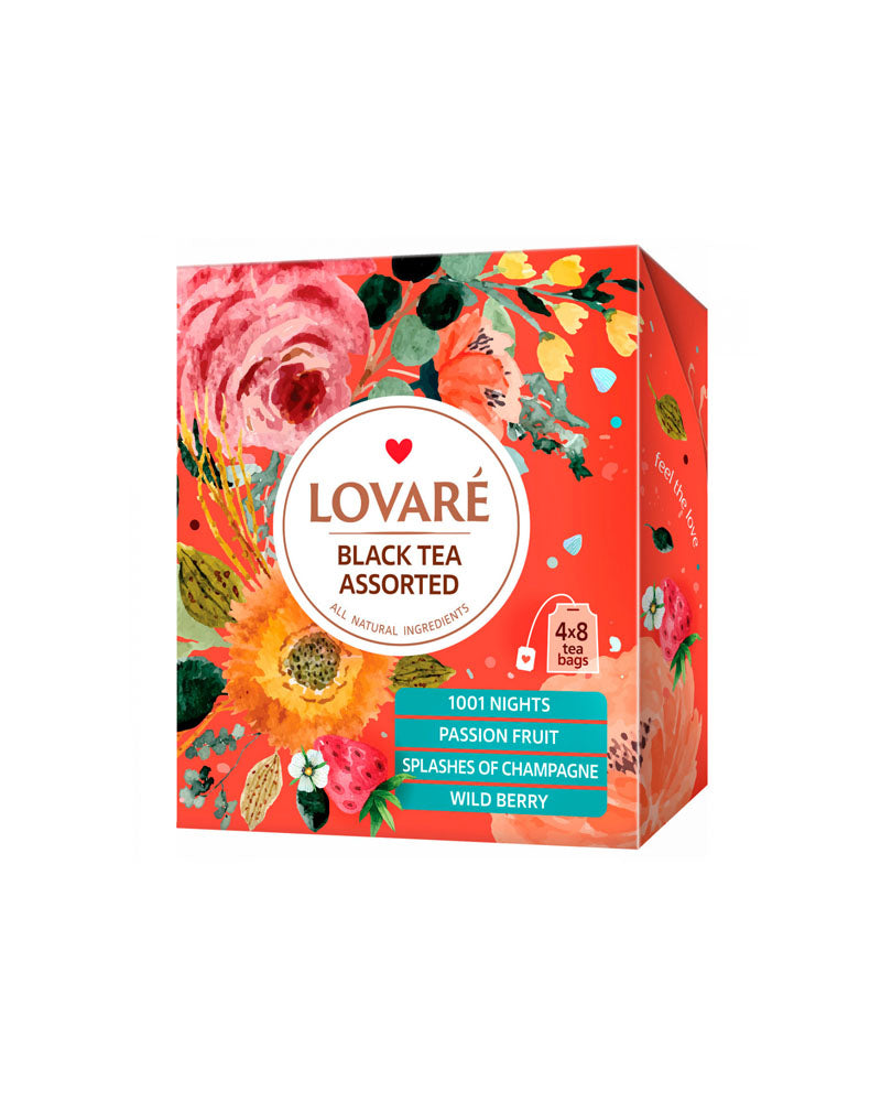 Lovare - Tea Gift Pack Assortment -Black Tea (4x8tb)