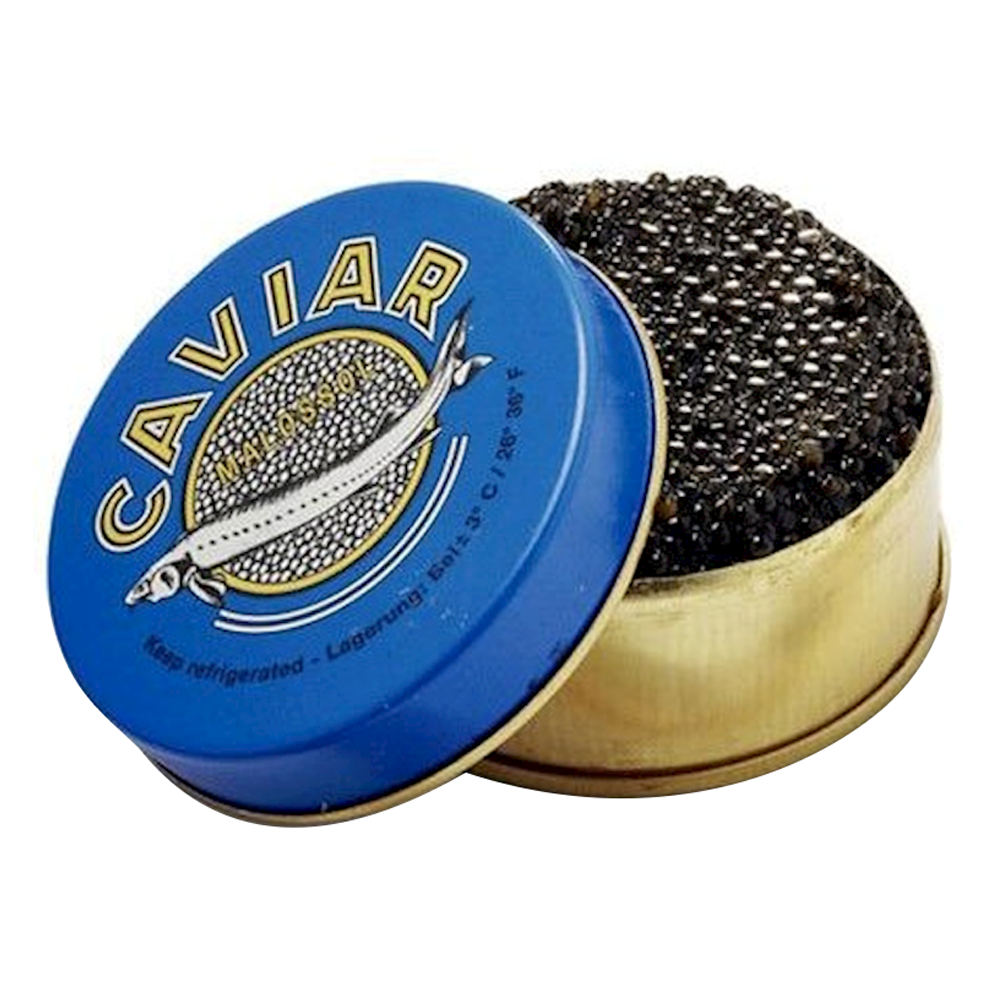 Black Caviar Golden Osetra – Tin Small – 4.41 oz (125 gr)