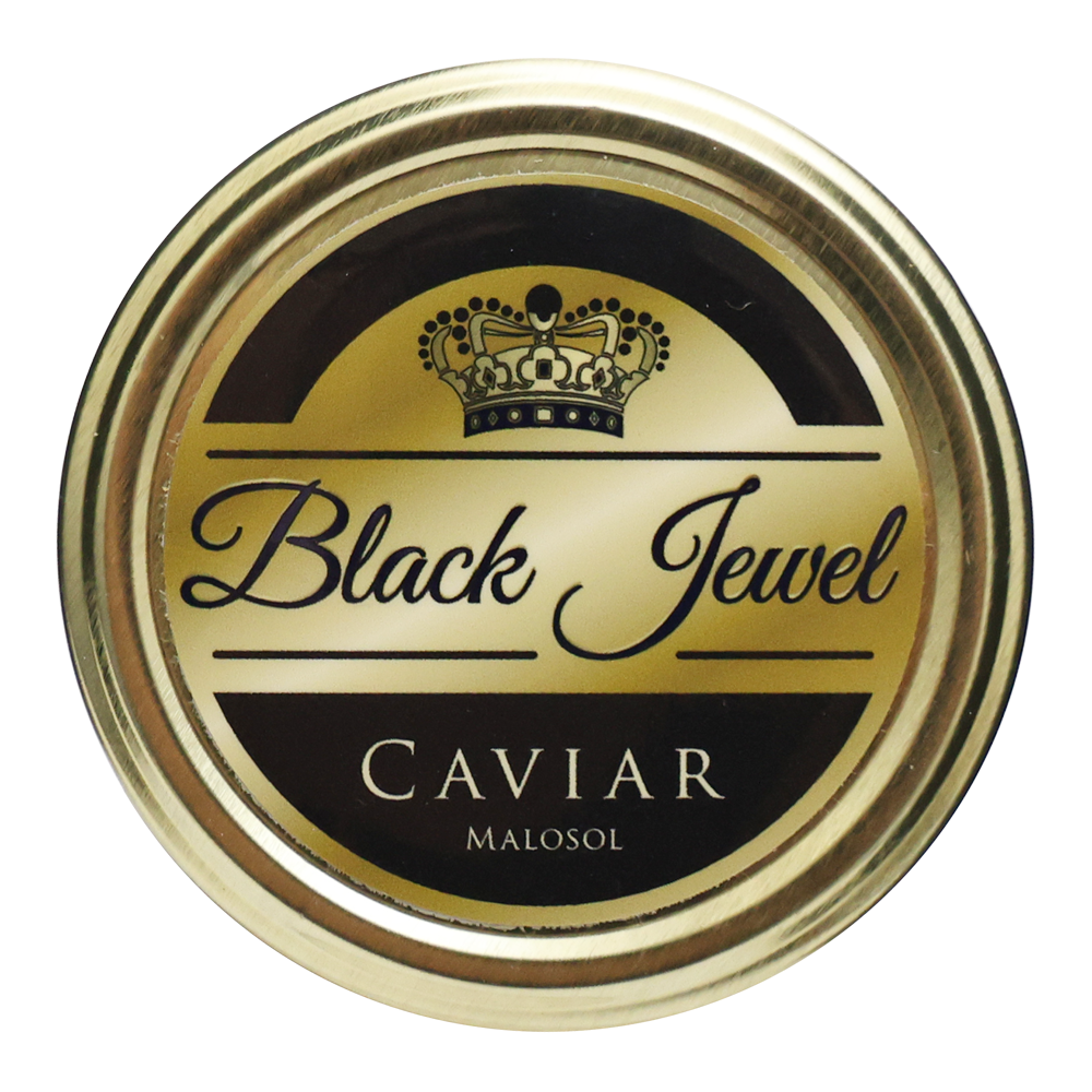 Black Caviar Kaluga Malossol – Jar – 3.53 oz (100 gr)