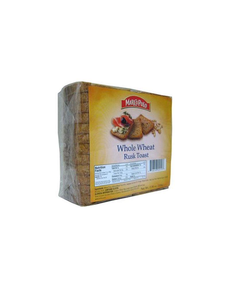 Marco Polo - Toasted Bread Whole Wheat 220gr