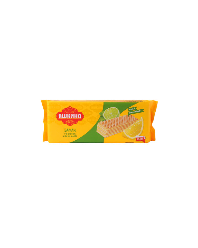 Yashkino - Wafers Lemon &amp; Lime 300gr