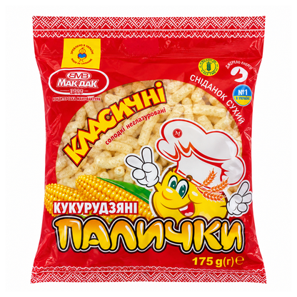 Кукурузные палочки Классические – 6,17 унции (175 г)