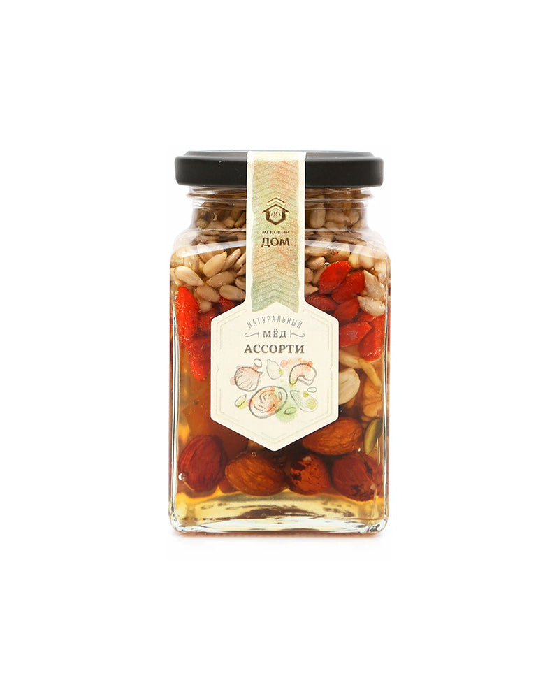 Medoviy Dom - Honey Acacia W/Nuts Mix 290gr