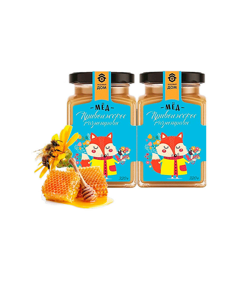 Medoviy Dom - Polyfloral Honey Flower (Volga), 320gr