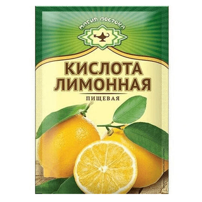 Лимонная кислота – 0,35 унции (10 г)