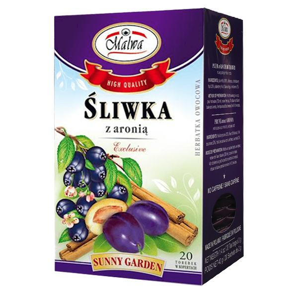 Чай Фруктовый Слива и Арония – 20 чайных пакетиков