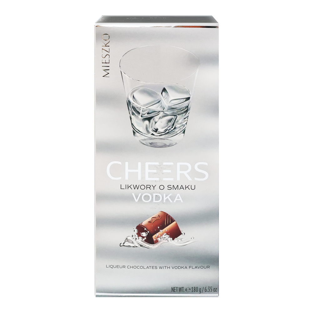 Candy Gift Box Liqueurs Cheers –  Vodka – 6.35 oz (180gr)