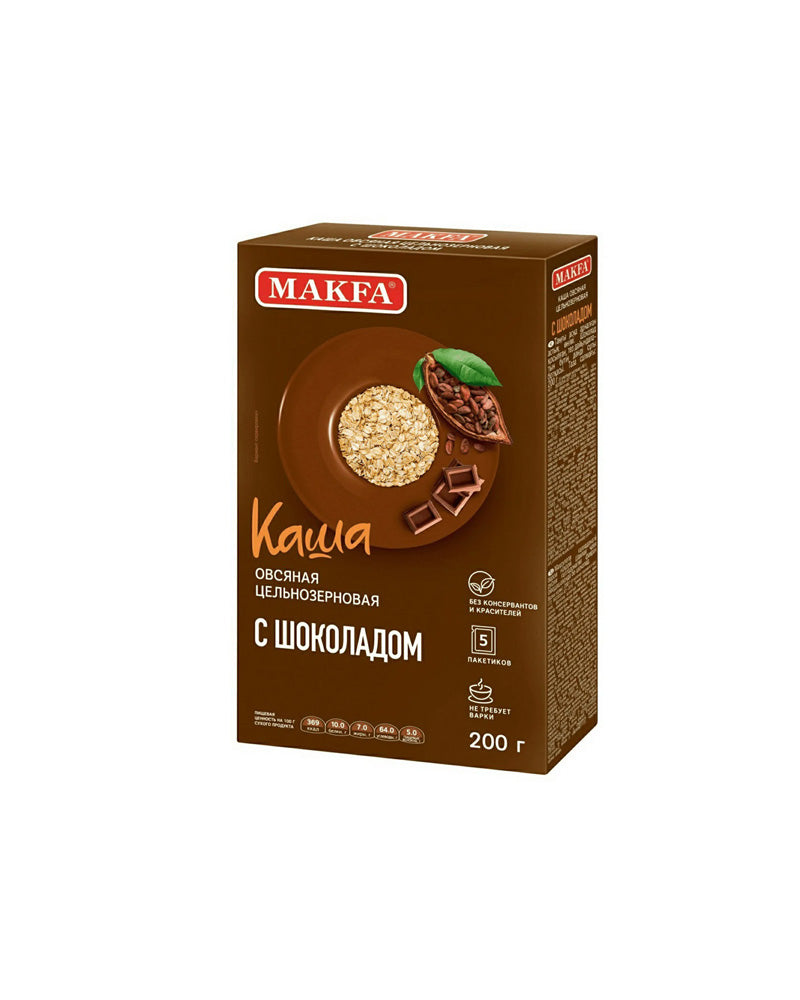 Makfa - Instant Oatmeal with Chocolate (Sugar Free) 200gr