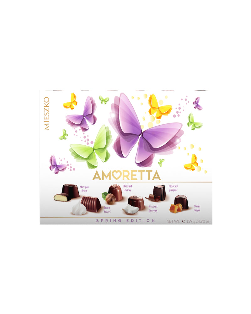 Mieszko - Candy Gift-Box Amoretta Butterfly 139g