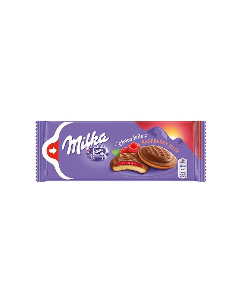 Milka - Biscuit (Choco Glazed) Cookies Raspberry Jelly 147gr