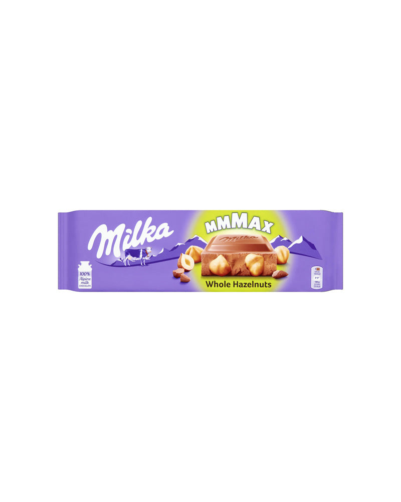 Milka - Chocolate (Max) Milk W/Whole Nuts 270gr