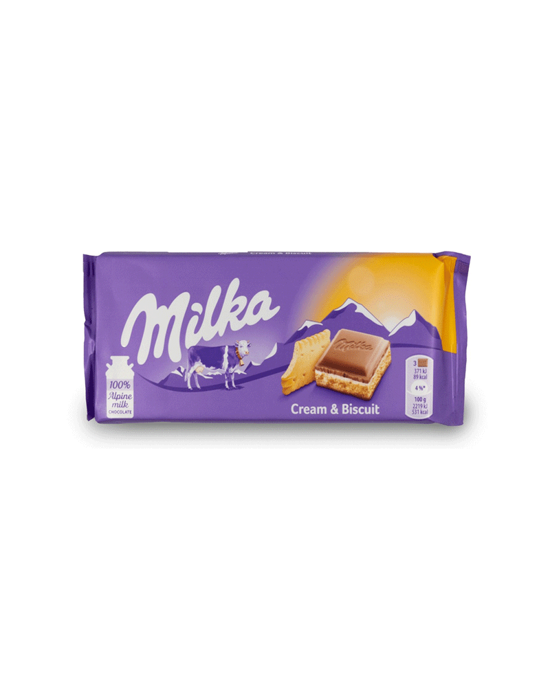 Milka - Chocolate Milk Creme & Biscuit 100gr