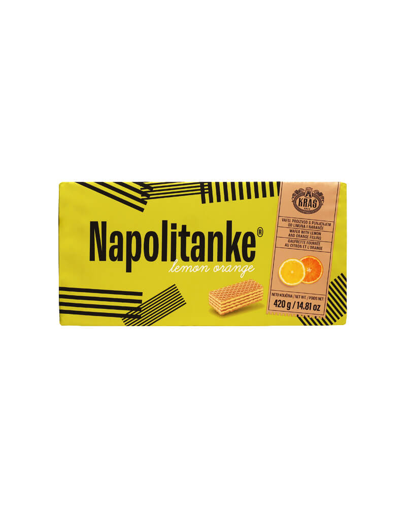 Kras - Wafers Napolitanke - Lemon &amp; Orange 420gr