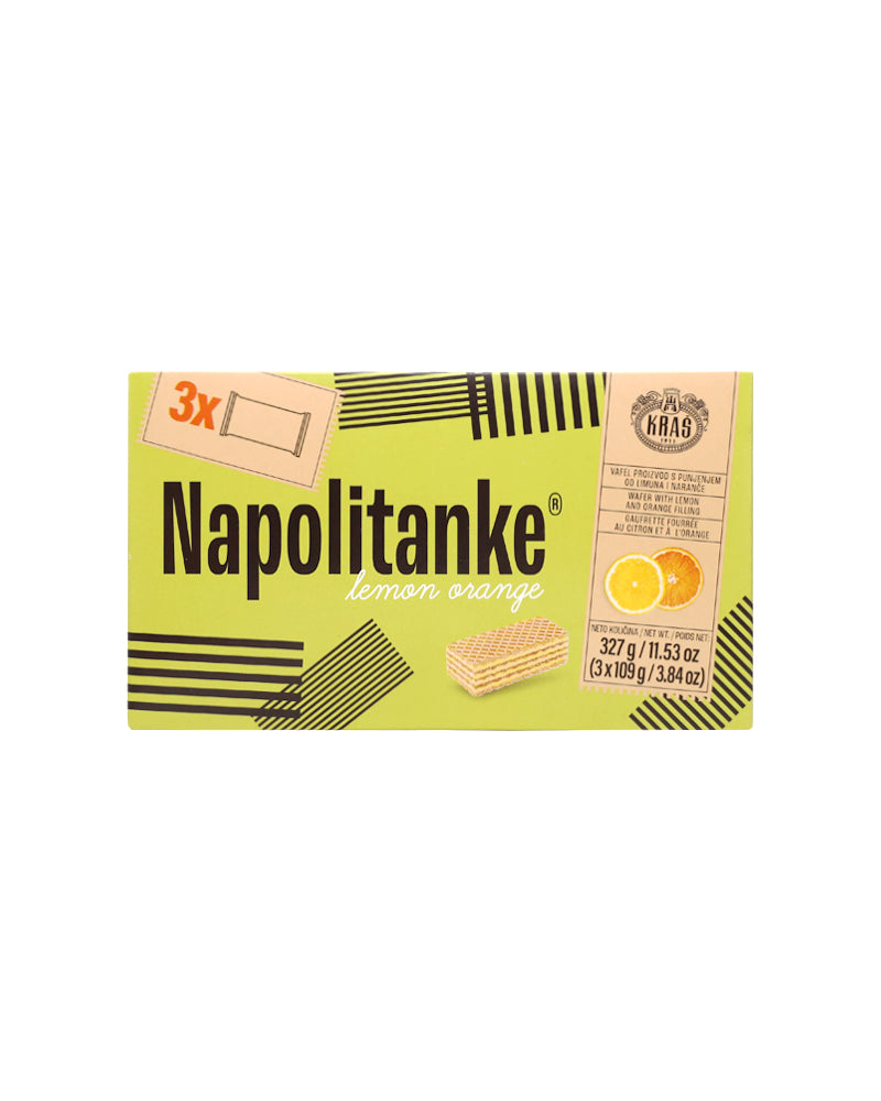 Kras - Wafers Napolitanke - Lemon &amp; Orange 327gr