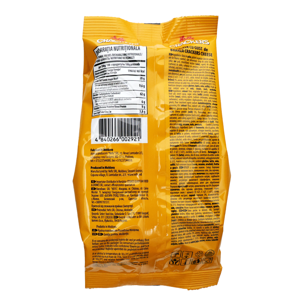 Crackers Cheddar – 100 gr (3.53 oz)