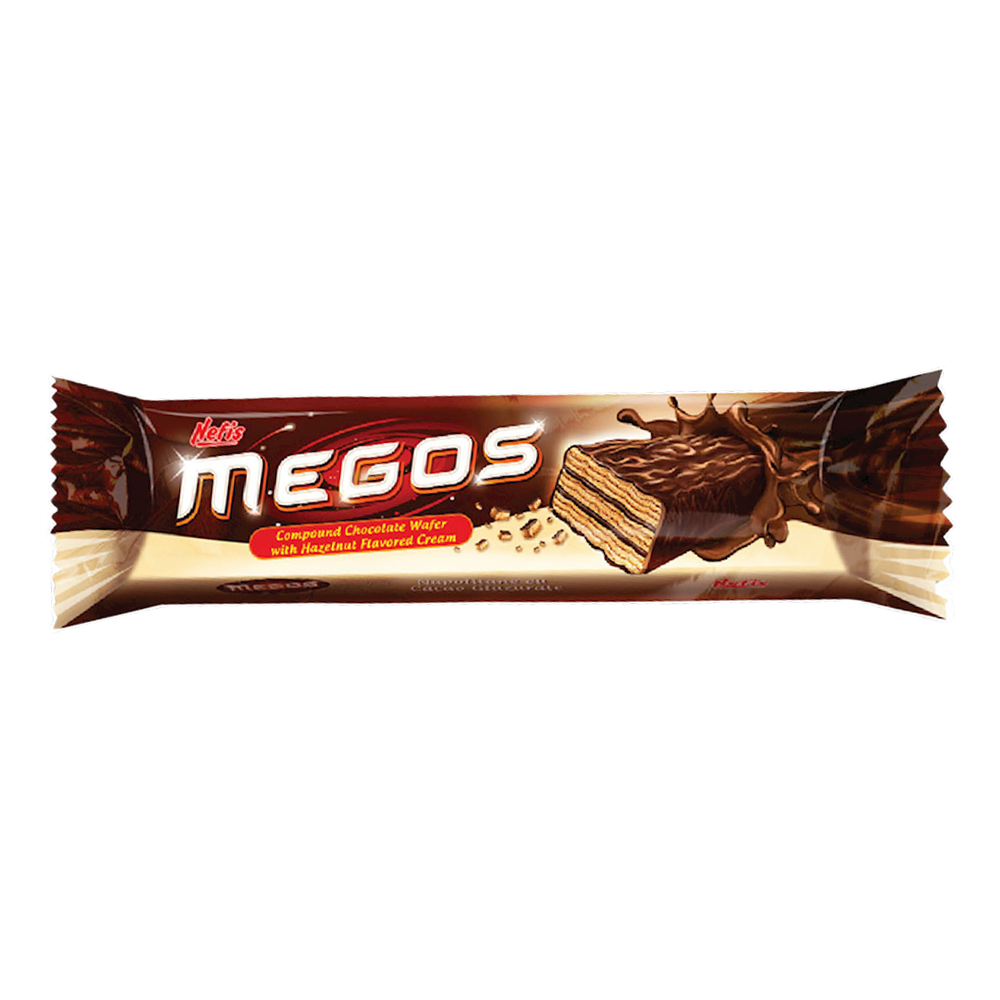 Wafers Bar Choco Glaze Megos with Cocoa – 150 gr (5.29 oz)