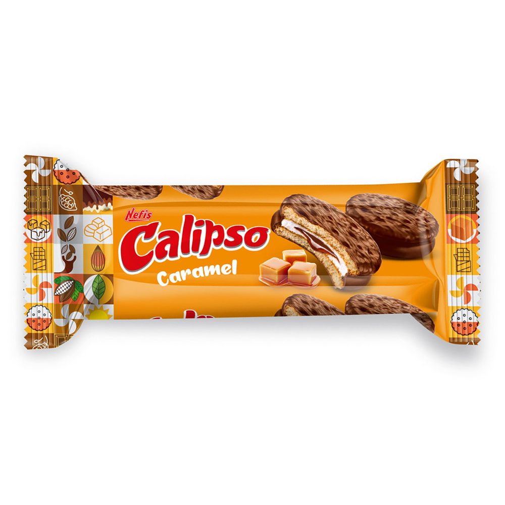 Cookies Choco Glaze Calipso Caramel – 180 gr (6.35 oz)