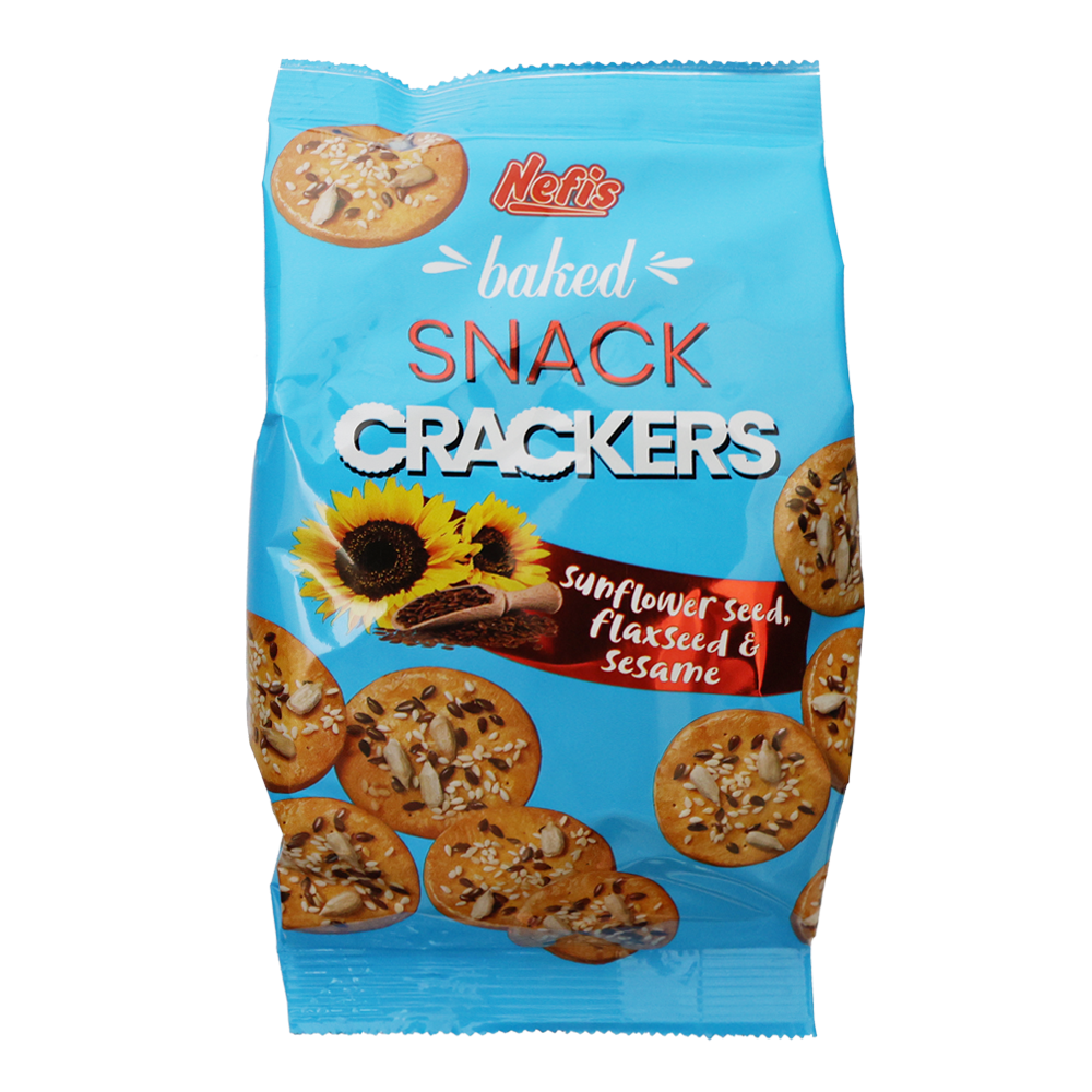 Crackers with Sunflower and Sesame Seeds – 100 gr (3.53 oz)