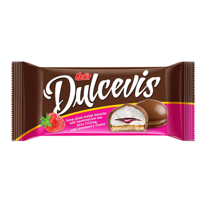 Печенье Dulcevis с шоколадной глазурью и зефиром – 70 г (2,47 унции)